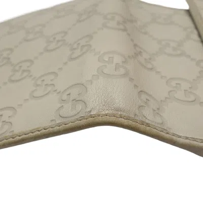 Pre-owned Gucci Ivory Leather Wallet (bi-fold) ()