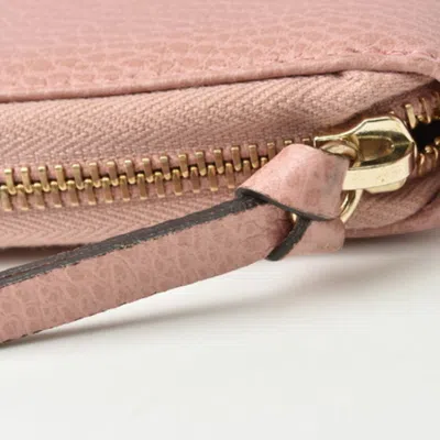 Pre-owned Gucci Light Pink Leather Wallet (bi-fold) ()