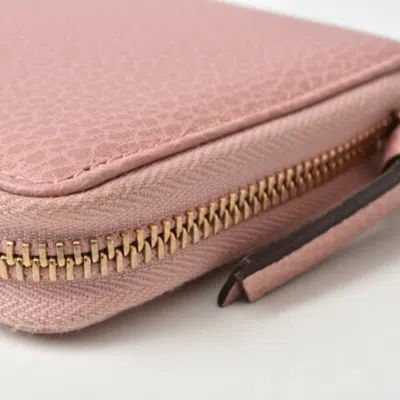 Pre-owned Gucci Light Pink Leather Wallet (bi-fold) ()