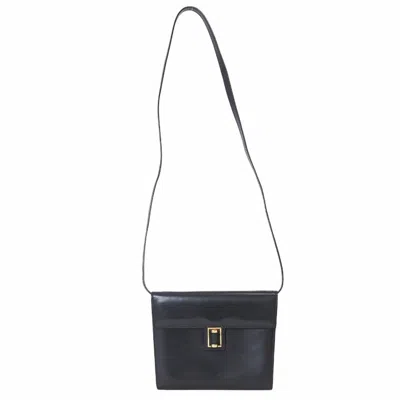 Pre-owned Gucci Navy Leather Shoulder Bag ()