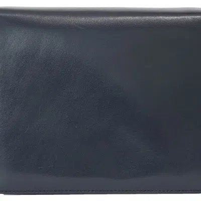 Pre-owned Gucci Navy Leather Shoulder Bag ()
