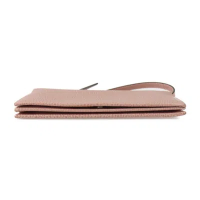 Pre-owned Gucci Pink Chain/shoulder Wallet ()