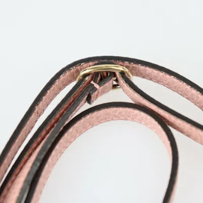 Pre-owned Gucci Pink Chain/shoulder Wallet ()
