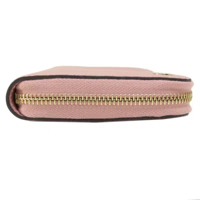 Pre-owned Gucci Pink Leather Coin Purse/coin Case ()