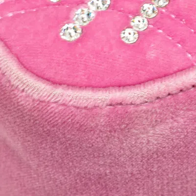 Pre-owned Gucci Pink Velvet Shoulder Bag ()