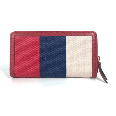 Pre-owned Gucci Red Other Long Wallet (bi-fold) ()