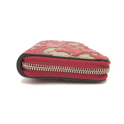 Pre-owned Gucci Red Other Long Wallet (bi-fold) ()