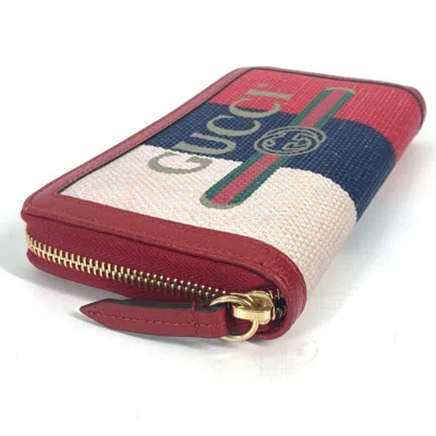 Pre-owned Gucci Red Other Long Wallet (bi-fold) ()