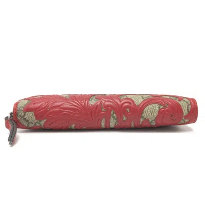 Pre-owned Gucci Red Other Long Wallet (bi-fold) ()
