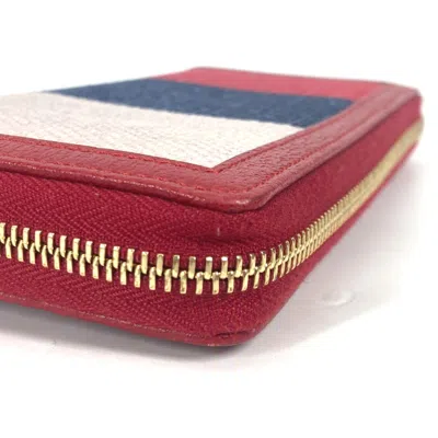 Pre-owned Gucci Red Other Long Wallet (bi-fold) ()