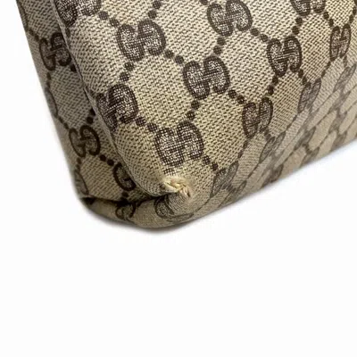 Pre-owned Gucci Sherry Line Brown Pvc Leather Tote Bag ()