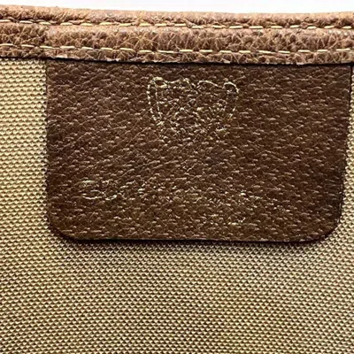 Pre-owned Gucci Sherry Line Brown Pvc Leather Tote Bag ()