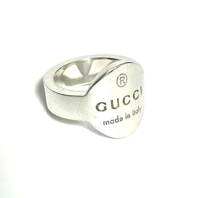 Pre-owned Gucci Silver Silver 925 Band Ring ()