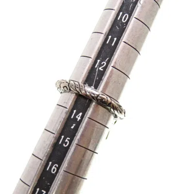 Pre-owned Gucci Silver Silver 925 Band Ring ()