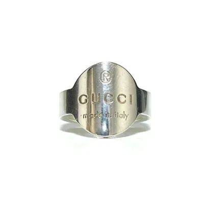 Pre-owned Gucci Silver Silver 925 Band Ring ()