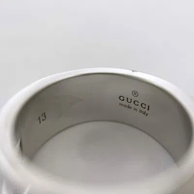 Pre-owned Gucci Silver Silver 925 Band Ring ()