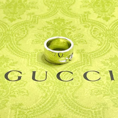 Pre-owned Gucci Silver Silver 925 Band Ring ()