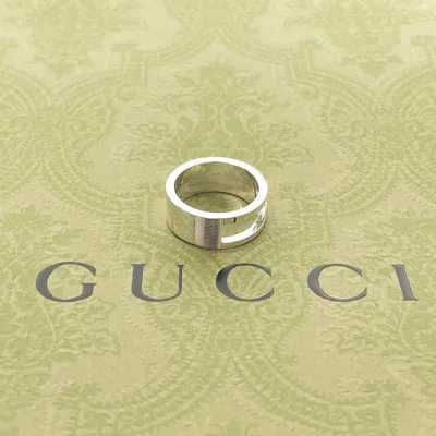 Pre-owned Gucci Silver Silver 925 Band Ring ()