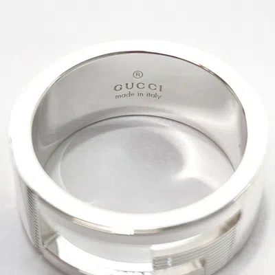 Pre-owned Gucci Silver Silver 925 Band Ring ()