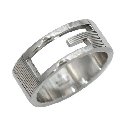 Pre-owned Gucci Silver Silver Band Ring ()