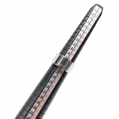 Pre-owned Gucci Silver Silver 925 Band Ring ()