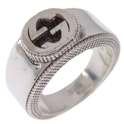 Pre-owned Gucci Silver 925 Band Ring ()
