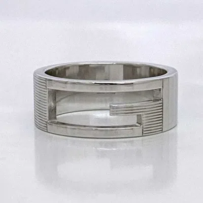 Pre-owned Gucci Silver Silver Band Ring ()