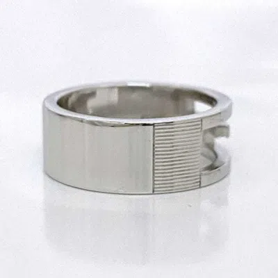 Pre-owned Gucci Silver Silver Band Ring ()