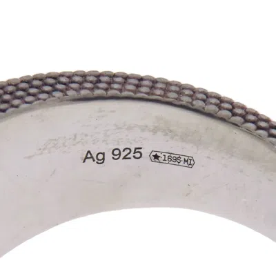 Pre-owned Gucci Silver 925 Band Ring ()
