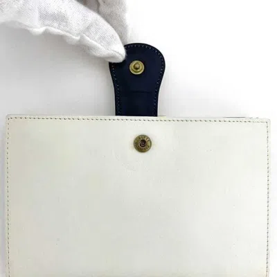 Pre-owned Gucci White Leather Wallet (bi-fold) ()