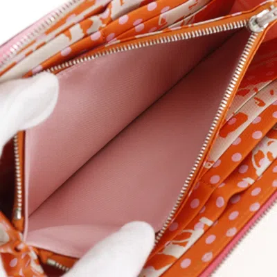 Pre-owned Hermes Azap Rose Azalee Epsom Leather Coin Purse/coin Case ()