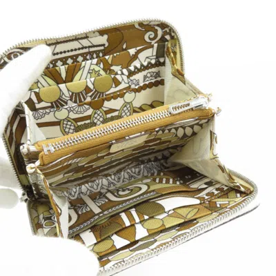 Pre-owned Hermes Azap White Epsom Leather Coin Purse/coin Case ()
