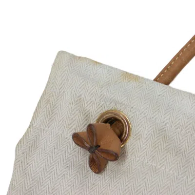 Pre-owned Hermes Beige Cotton 100% Leather Tote Bag ()