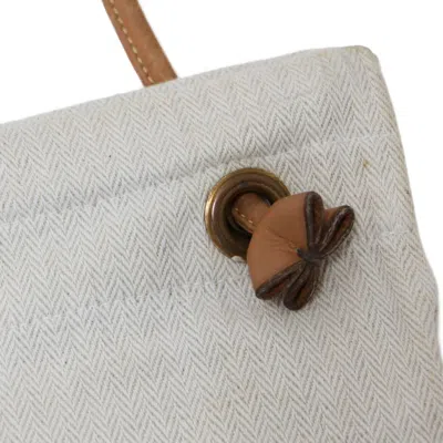 Pre-owned Hermes Beige Cotton 100% Leather Tote Bag ()