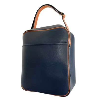 Pre-owned Hermes Black Brown Ardennes Leather Shoulder Bag () In Black, Brown