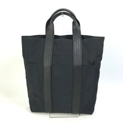 Pre-owned Hermes Black Cloth Tote Bag ()