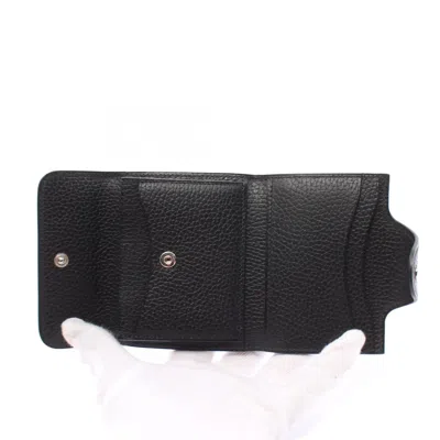 Pre-owned Hermes Black Coin Purse/coin Case ()