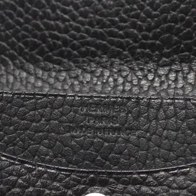 Pre-owned Hermes Black Coin Purse/coin Case ()