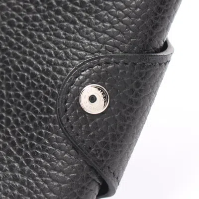 Pre-owned Hermes Black Coin Purse/coin Case ()