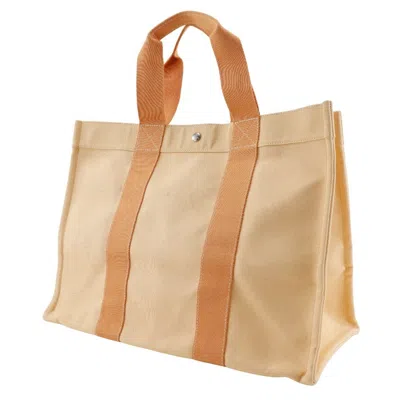 Pre-owned Hermes Bora Bora Orange Canvas Tote Bag ()