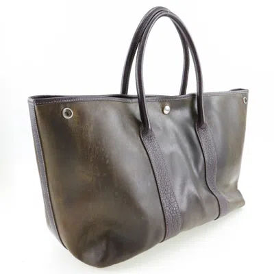Pre-owned Hermes Brown Amazonia Tote Bag ()