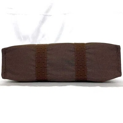 Pre-owned Hermes Brown Canvas Tote Bag ()