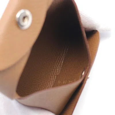 Pre-owned Hermes Brown Epsom Leather Coin Purse/coin Case ()