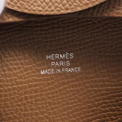 Pre-owned Hermes Brown Epsom Leather Coin Purse/coin Case ()