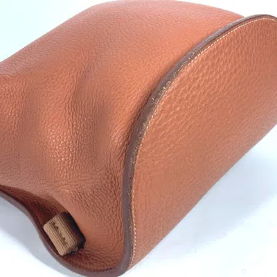 Pre-owned Hermes Brown Leather Backpack ()