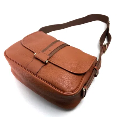 Pre-owned Hermes Brown Leather Shoulder Bag ()