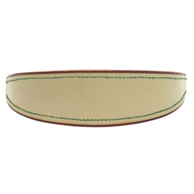 Pre-owned Hermes Brown Orange Leather Coin Purse/coin Case () In Brown, Orange
