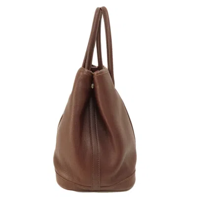 Pre-owned Hermes Brown Swift Leather Tote Bag ()