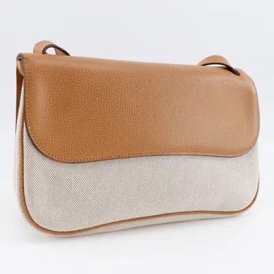 Pre-owned Hermes Brown Toile H Shoulder Bag ()
