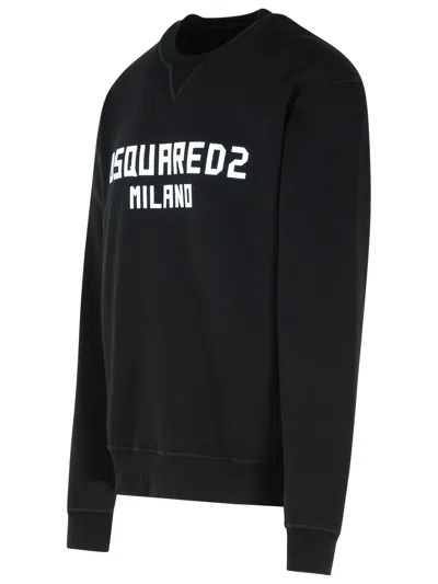 Dsquared2 Logo Print Sweatshirt In Black